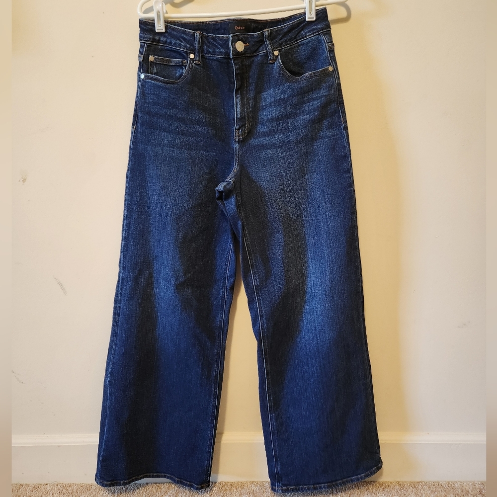 Quince Bella Stretch Wide Leg Jeans Size 31 With 30 Inseam- Worn Once!